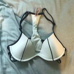 Pink racer back bikini